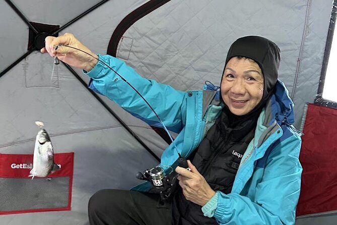 Ice Fishing in Fairbanks - The on-site meal from your catch: why the cooking is a highlight