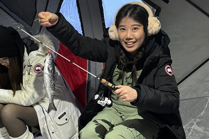 Ice Fishing in Fairbanks - Heated tent comfort: what changes when the shelter is built in